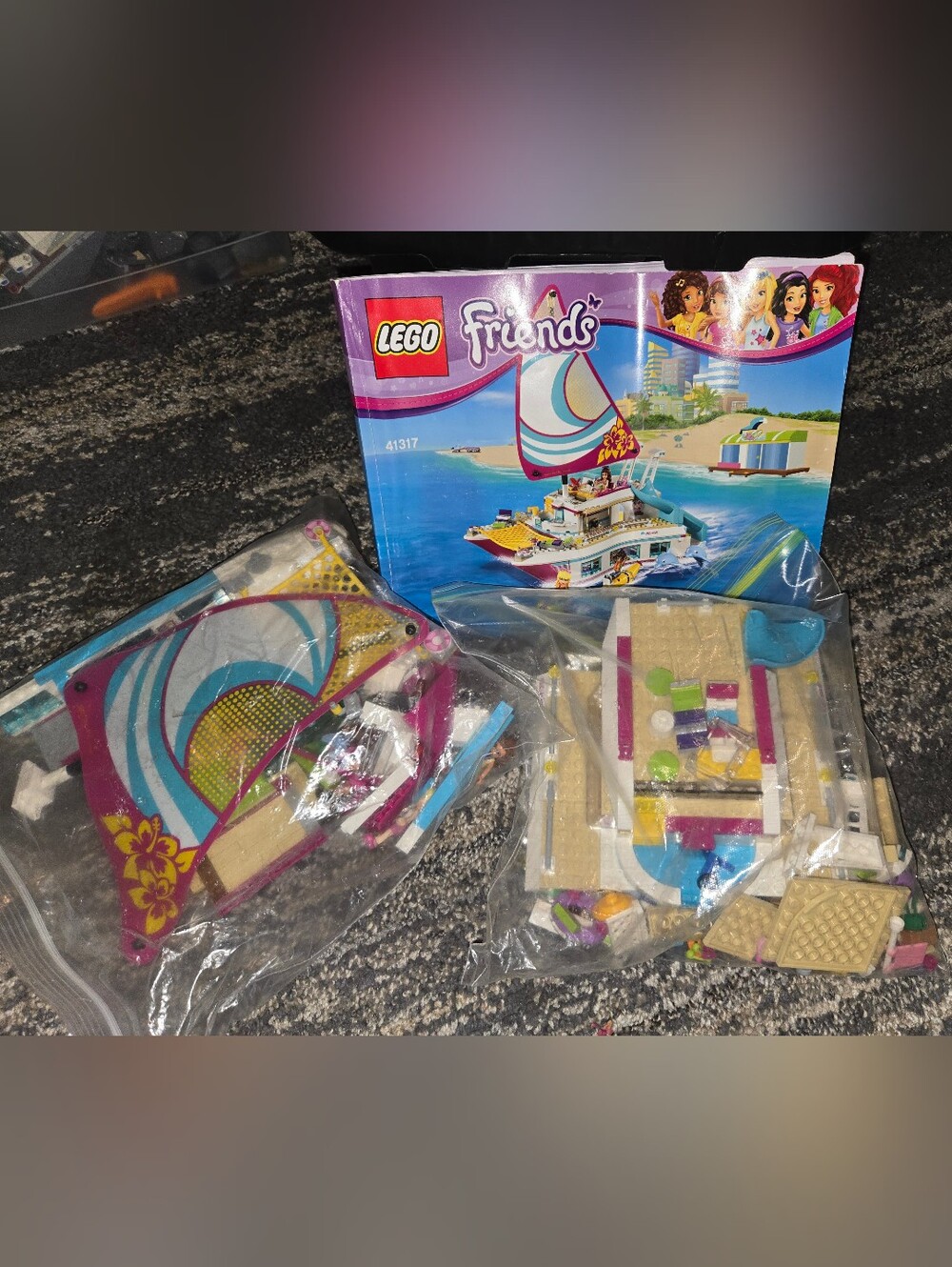 0Friends Lego Set #41317 "Sunshine Catamaran"